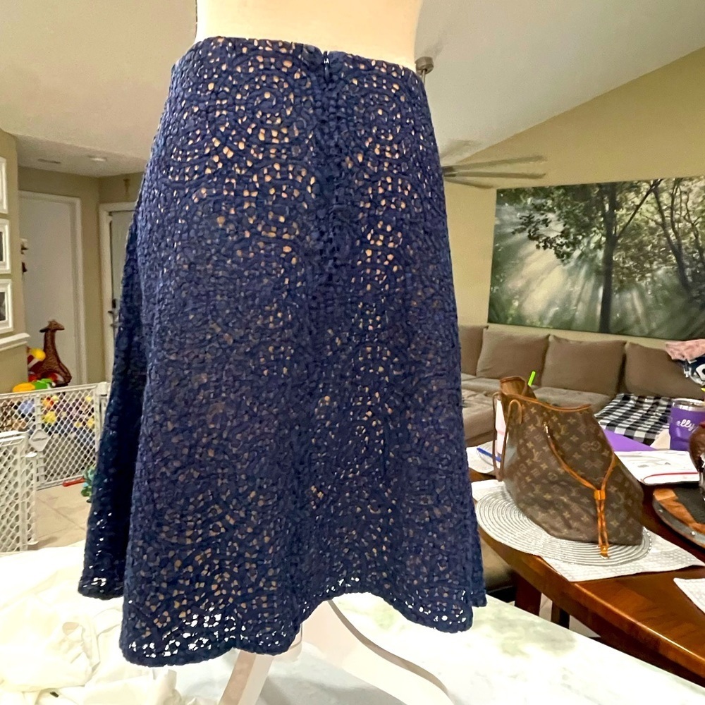- Carven Eylet Skirt Beautiful Two tone